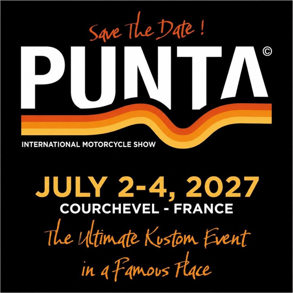 Affiche Save the Date Punta 2027, 2-4 juillet à Courchevel